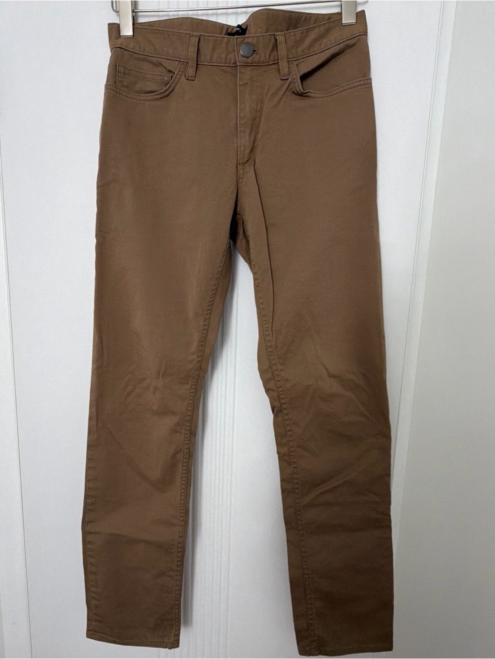 Theory Brown Men's Slim Pants